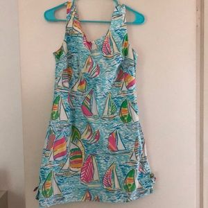 Lilly Pulitzer U gotta regatta Delia 8 EUC